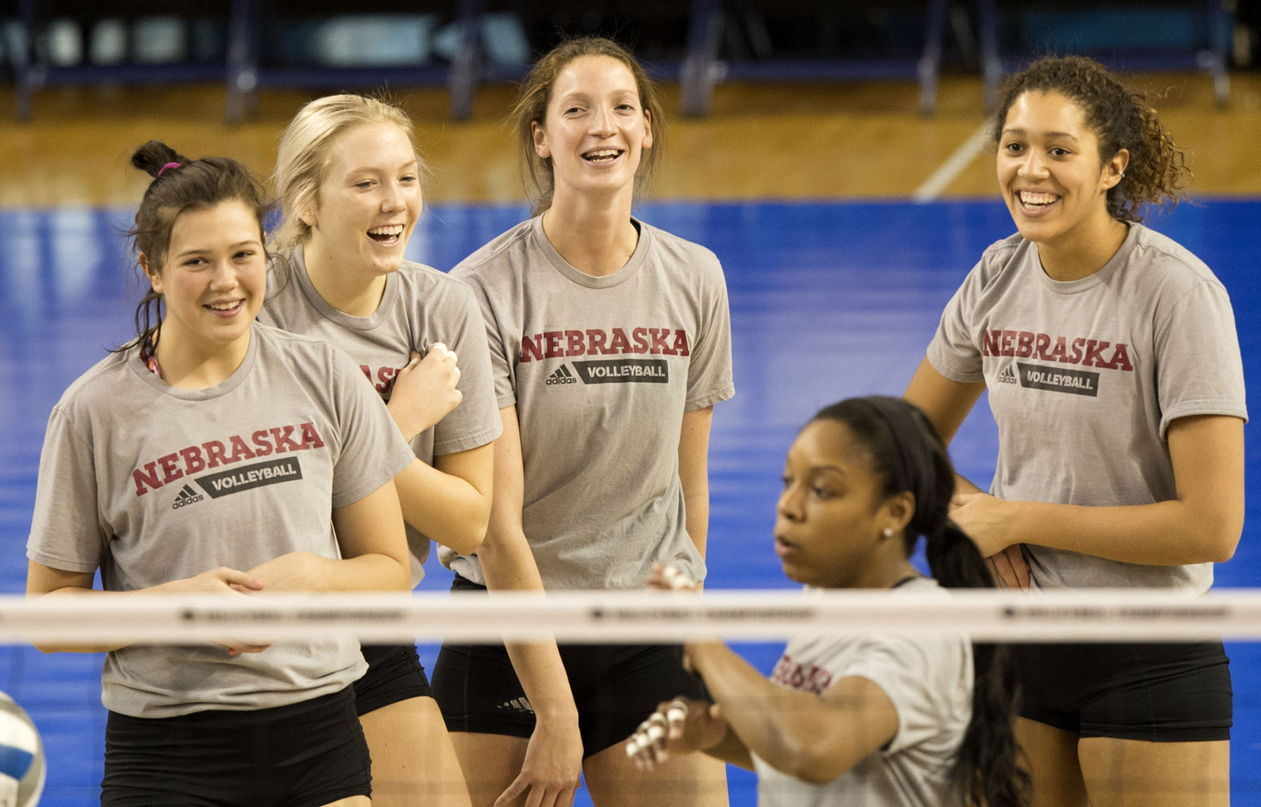 NCAA Volleyball Tournament practice - Nebraska, 12/7/17